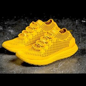 Lemon drop NoBull knit runners. Great condition!